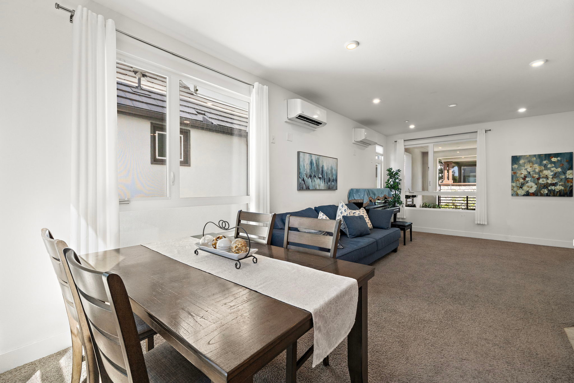 Dining area beside the living room at 230 Abacus in Irvine