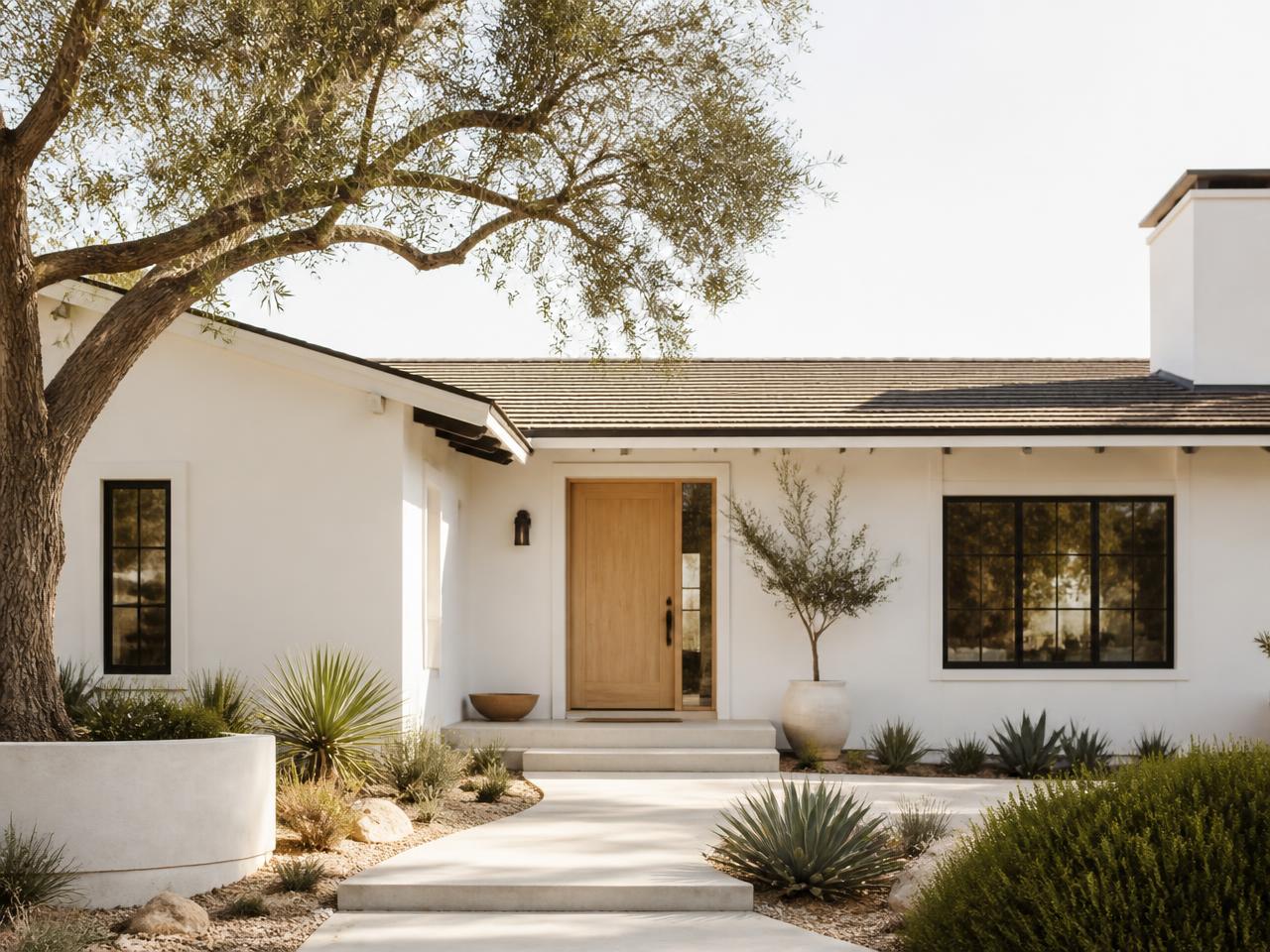 Exterior of an Orange County home after presentation refresh